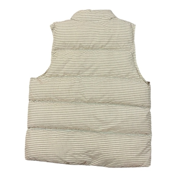 Moussy Down Filled Puffer Vest Gingham Check Plaid Windowpane Sz S - Picture 3 of 7
